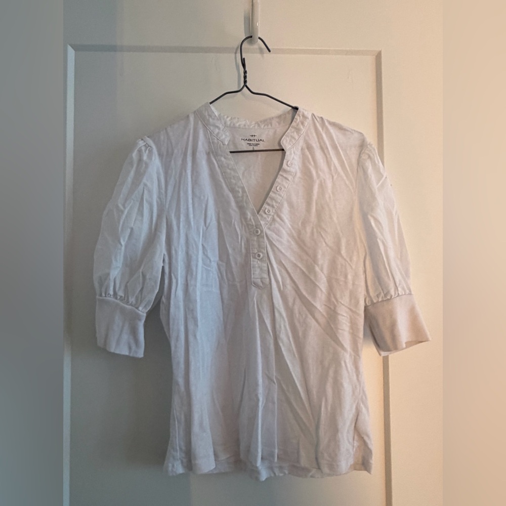 Habitual Classic White Cotton Shirt